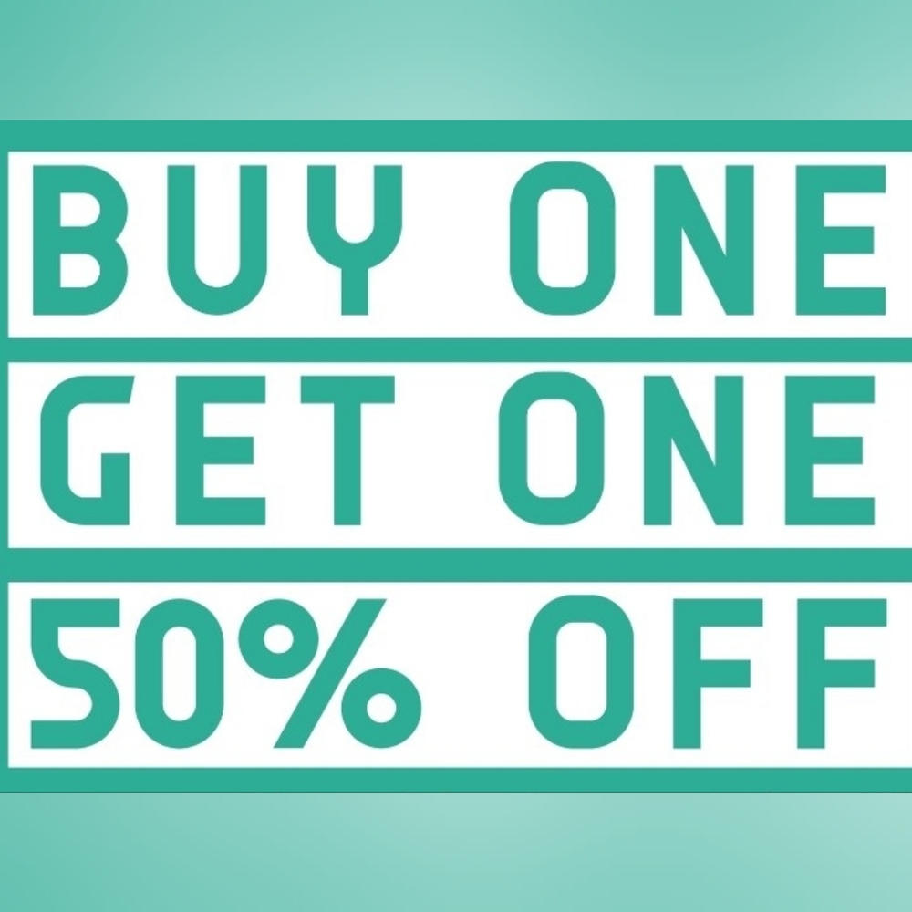 🔥B1G1🤩BOGO Buy 1 Get 1 @ 50% OFF